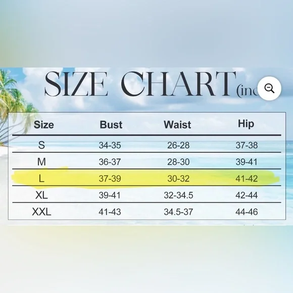 Women’s Tankini 2 piece Swimsuit (High waisted) Size Large NWOT - Picture 3 of 15